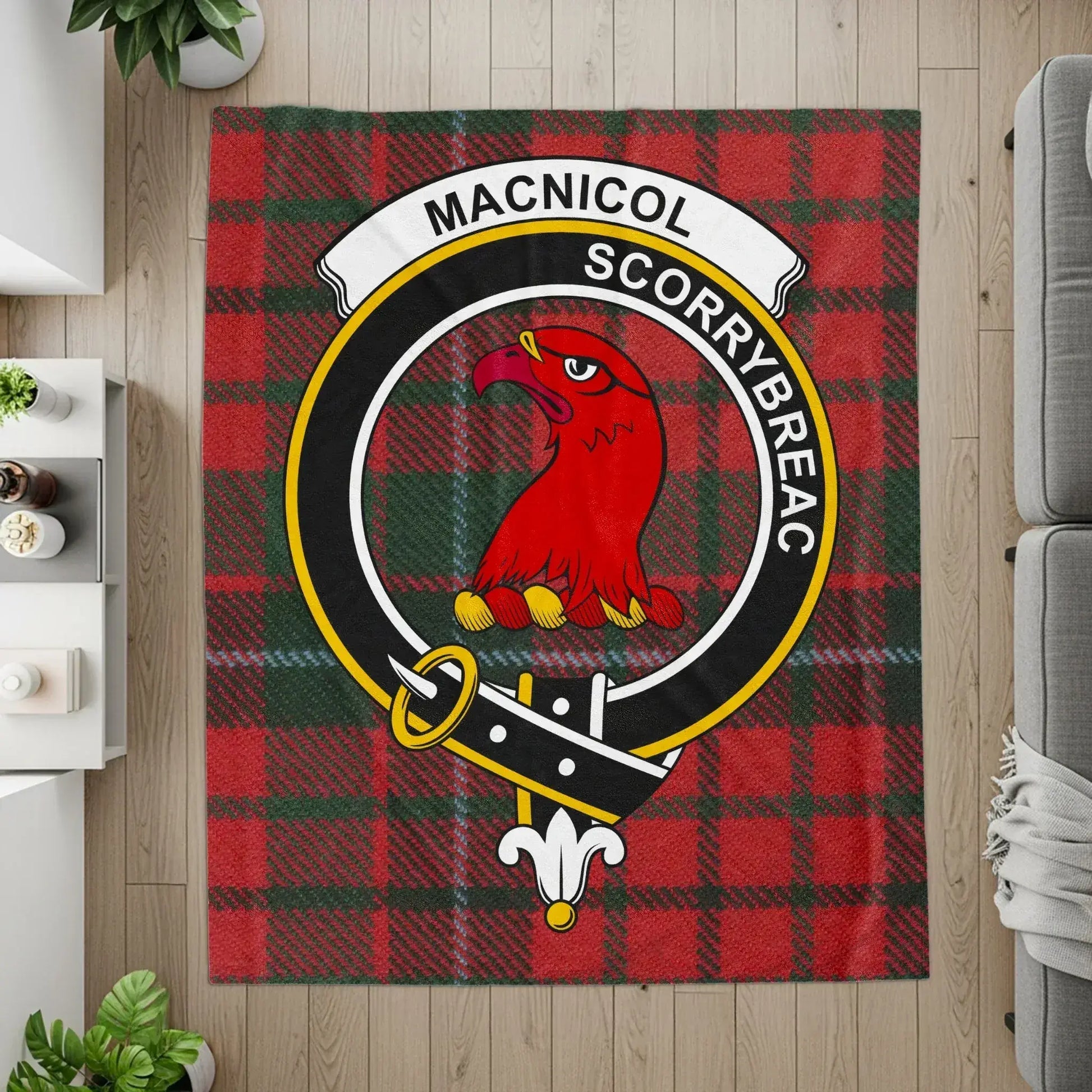 Macnicol Scorrybreac Tartan Blanket product