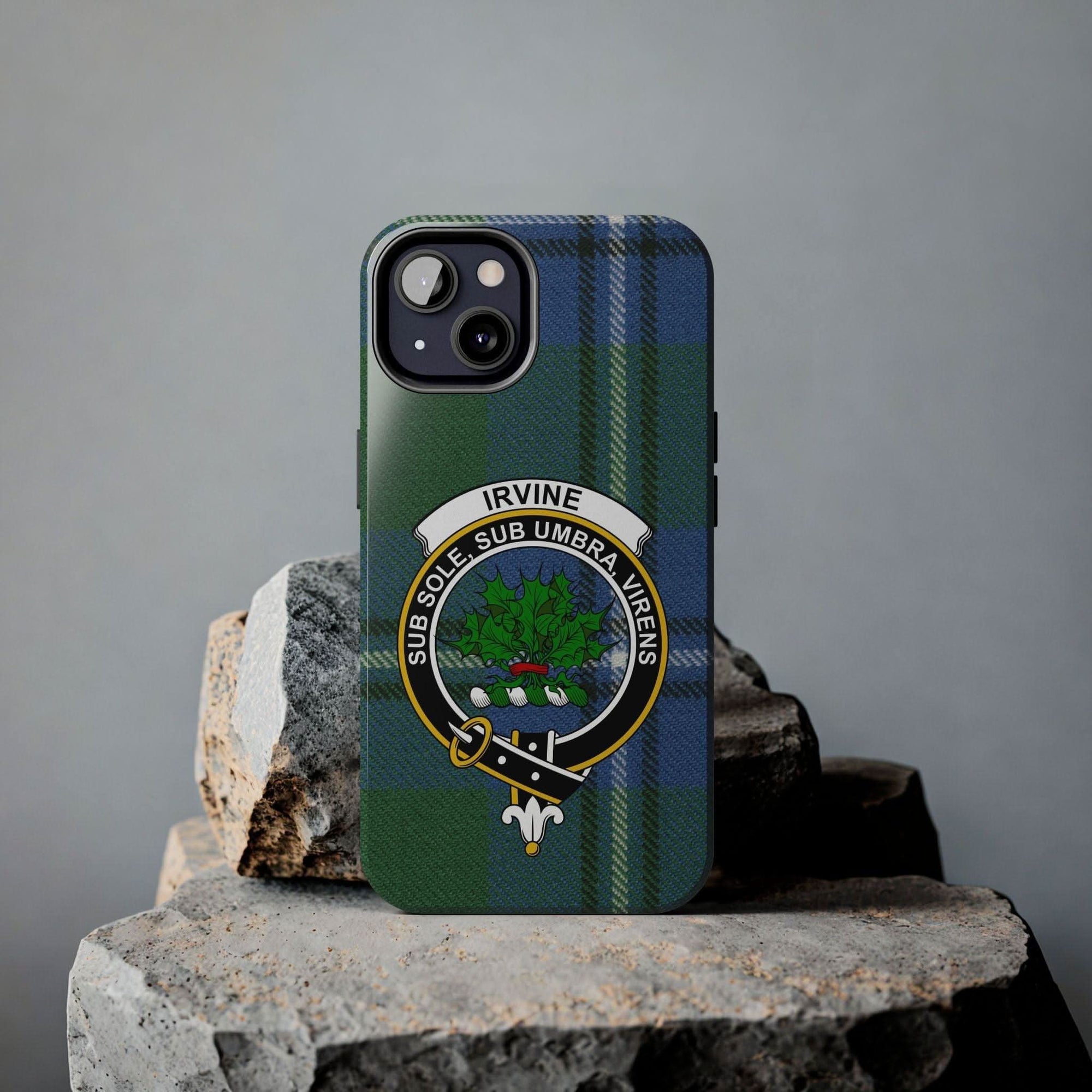 Irvine Clan Scottish Tartan Cell Phone Case - Celtic Ancestry Gifts