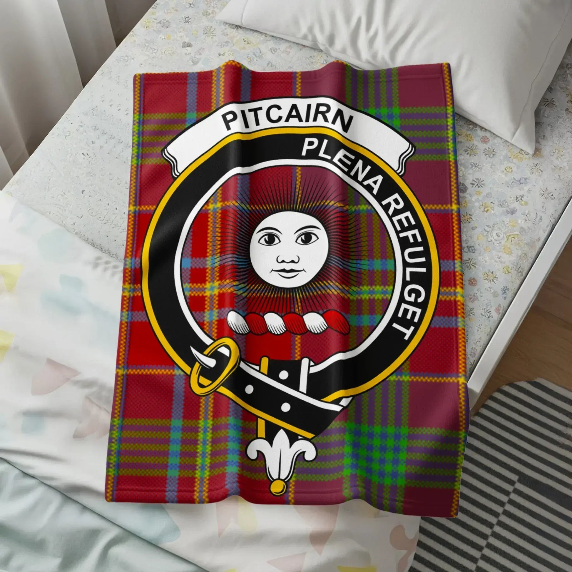 Pitcairn Plena Refulget Tartan Blanket product type