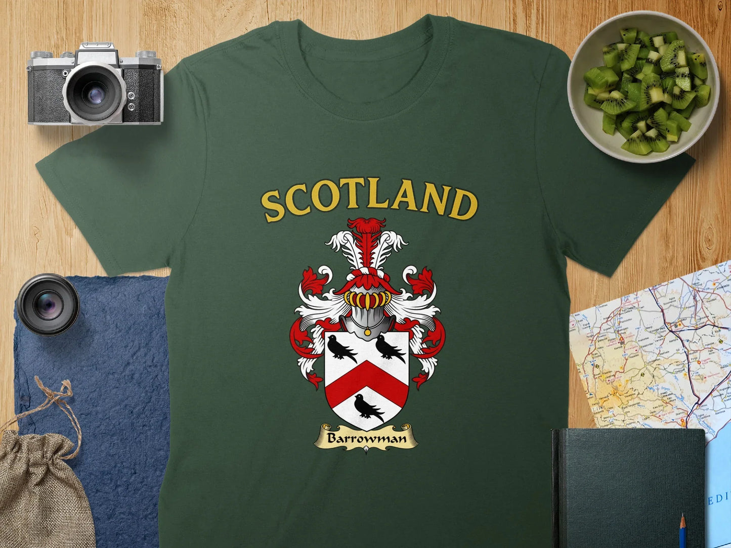 Scotland Barrowman Crest Design T-shirt product type