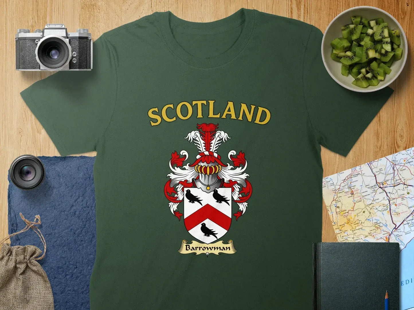 Scotland Barrowman Crest Design T-shirt product type