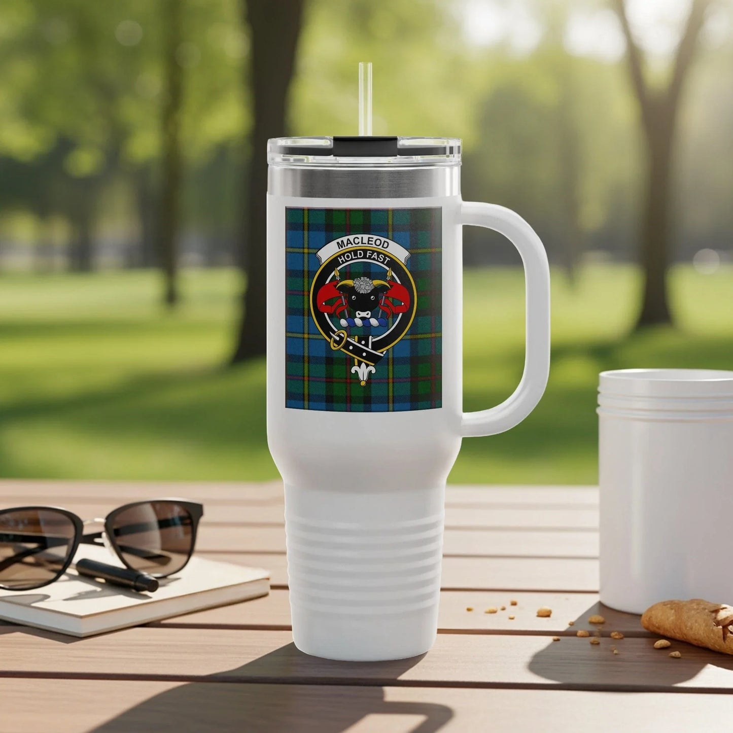 MacLeod Tartan Clan Crest Insulated Tumbler product type