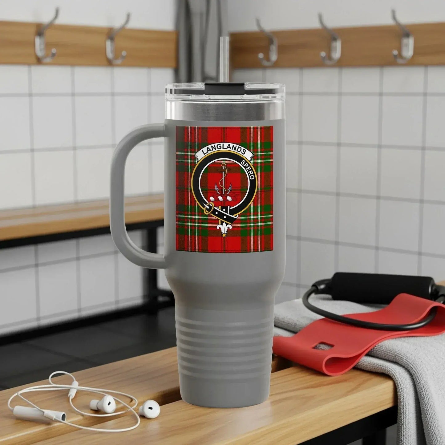 Langlands Clan Crest Insulated Tumbler product