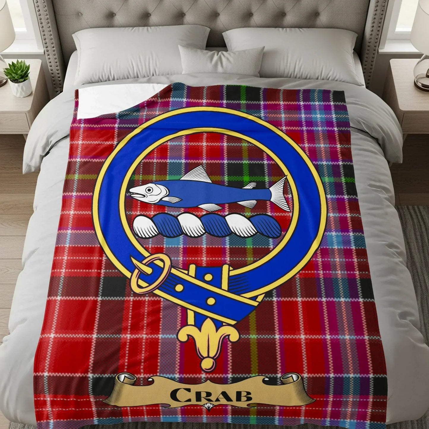 Scottish Heritage Tartan Blanket Crab product