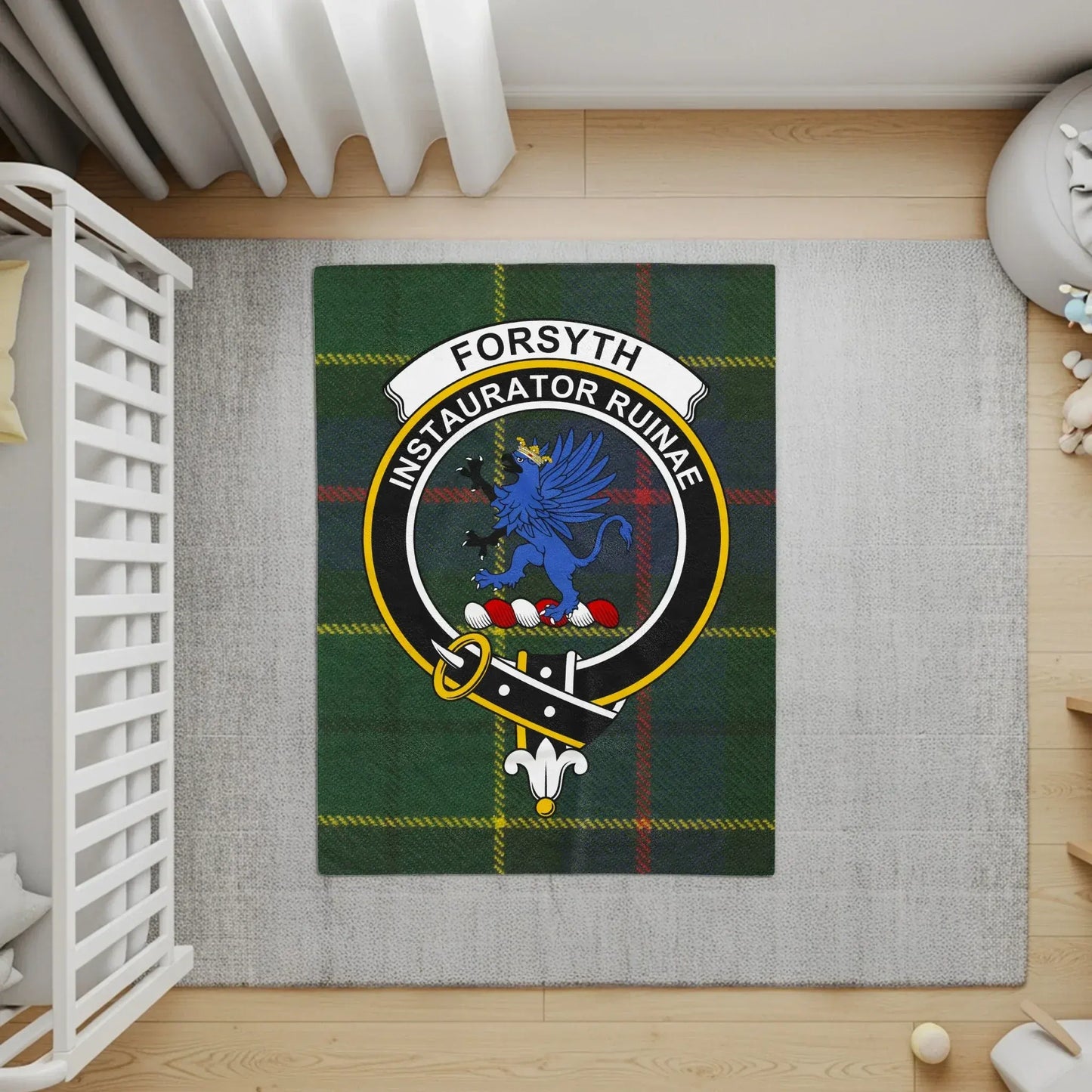 Forsyth Clan Crest Personalized Home Decor Product