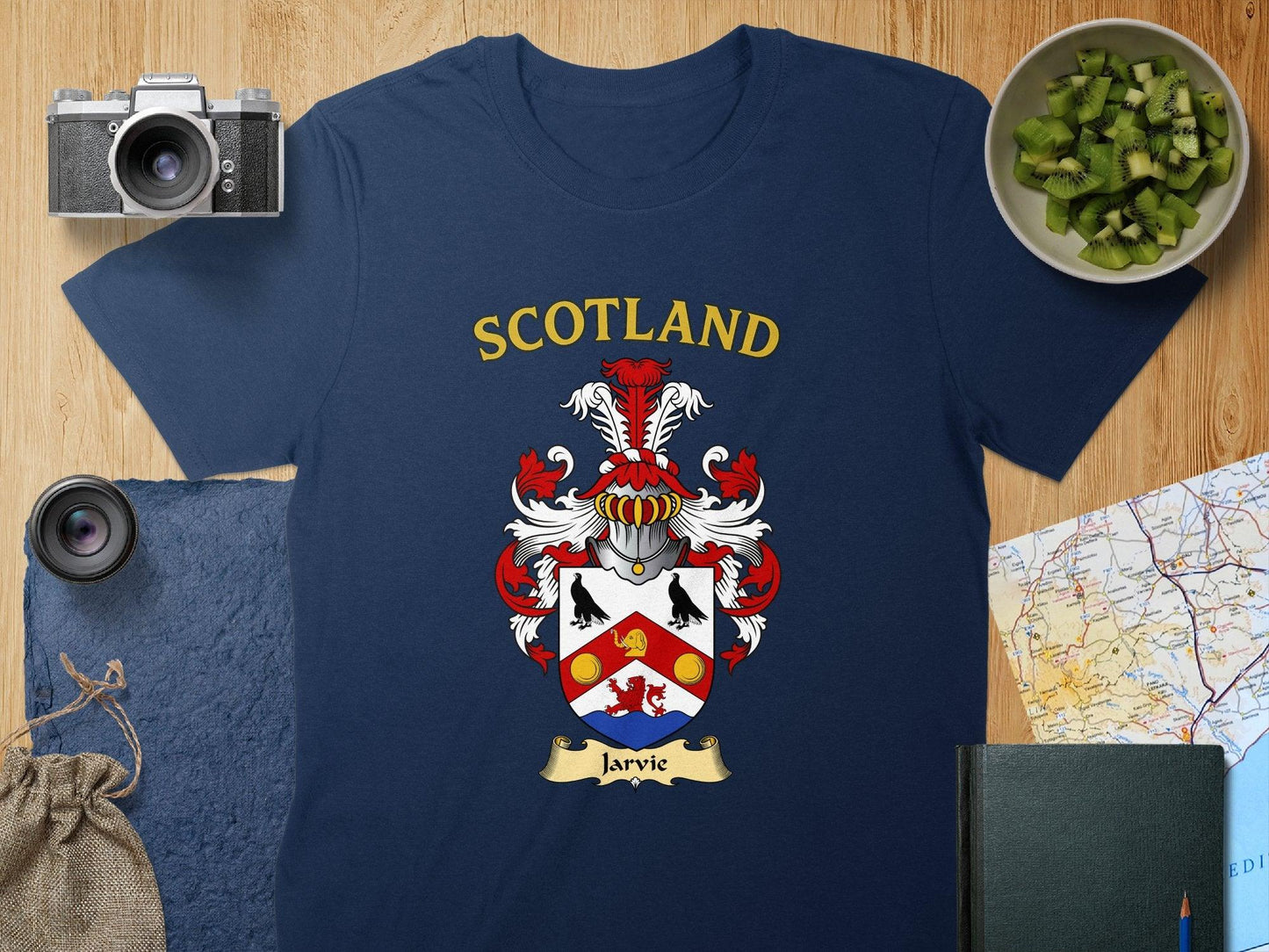 Scotland Jarvic Graphic T-shirt with Unique Coat of Arms product