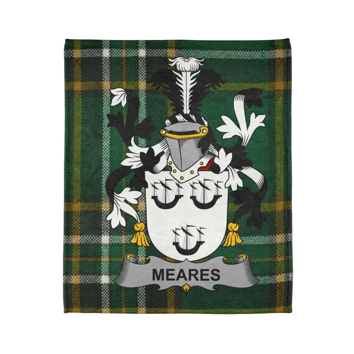 Meares Family Tartan Plaid House Crest Shield product type