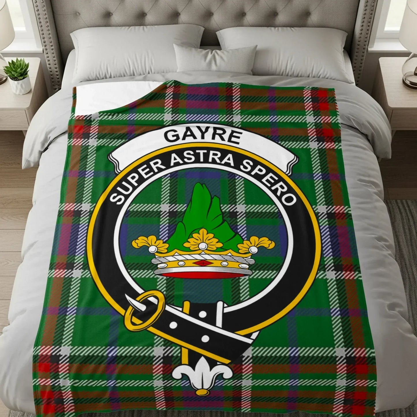 Gayre Super Astra Spero Plaid Crest Blanket product