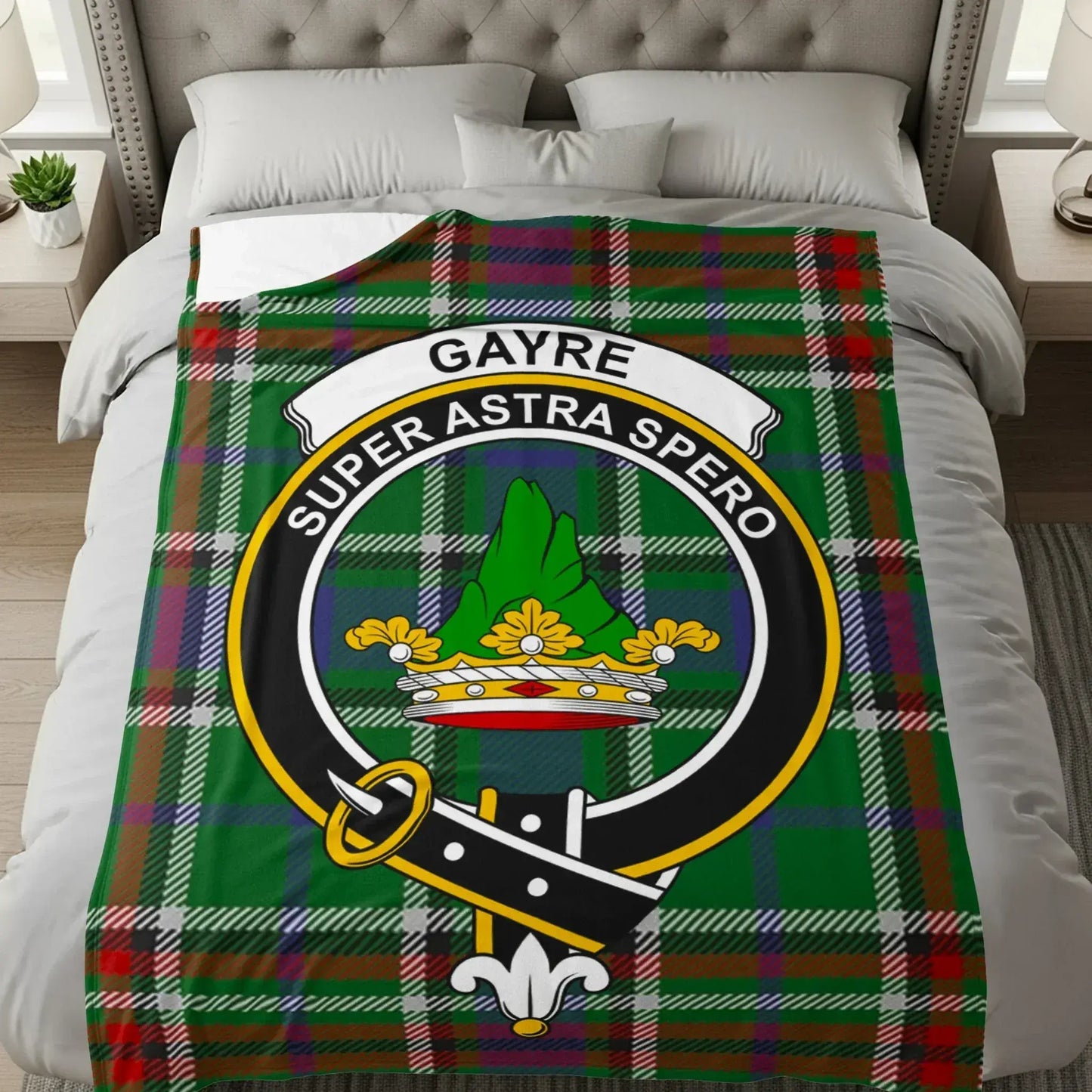 Gayre Super Astra Spero Plaid Crest Blanket product
