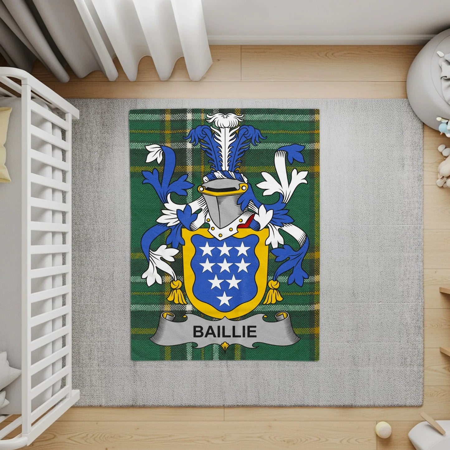Baillie Coat of Arms Design for Home Decor product type