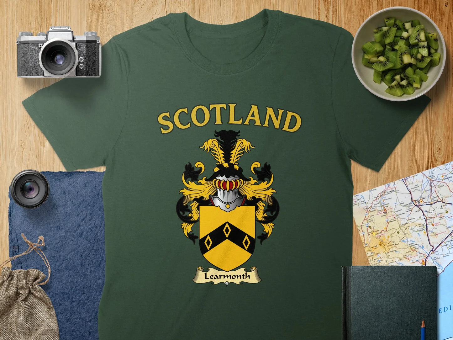 Scotland Coat of Arms Learnmouth Design T-Shirt product