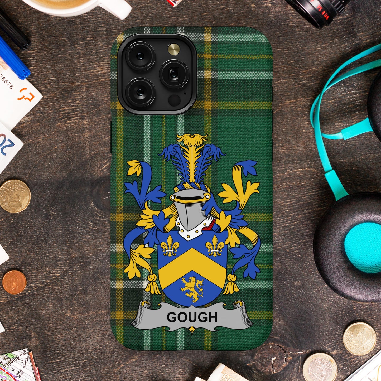 Family Crest and Tartan iPhone Case product type