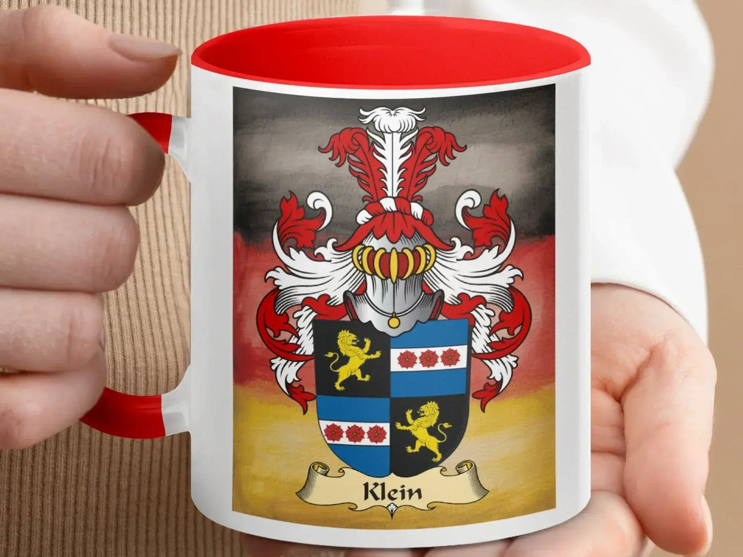 Klein Family Crest Emblem Unique Coffee Mug product type