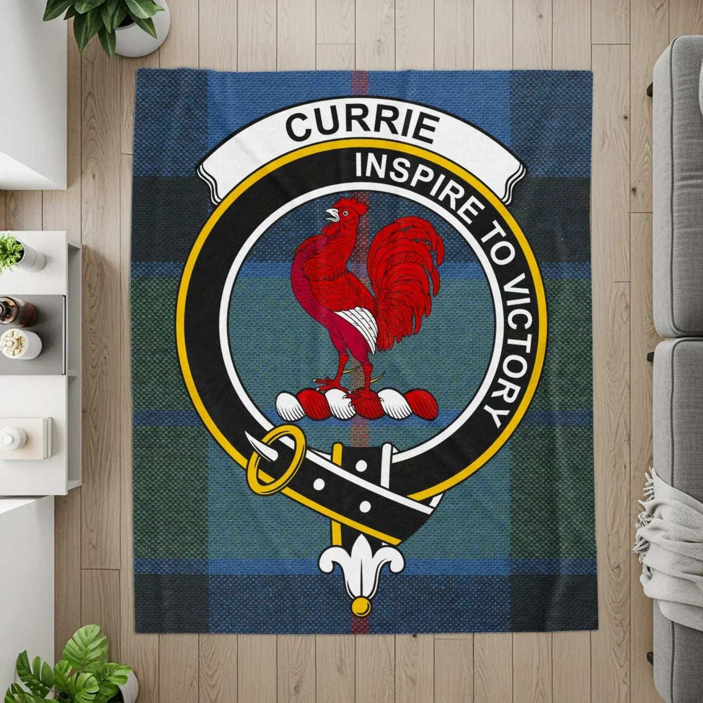 Currie Inspire To Victory Plaid Blanket product