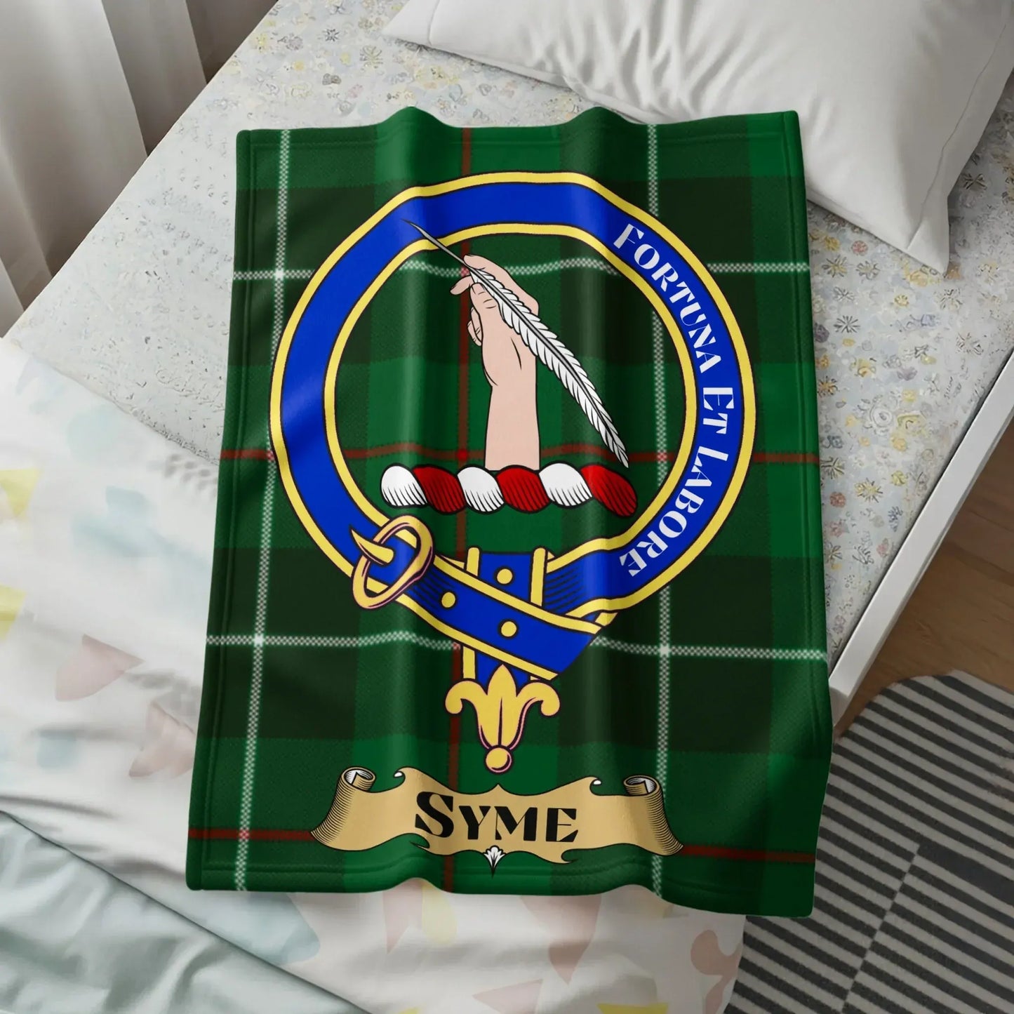 Fortuna Et Labore Syme Tartan Crest product