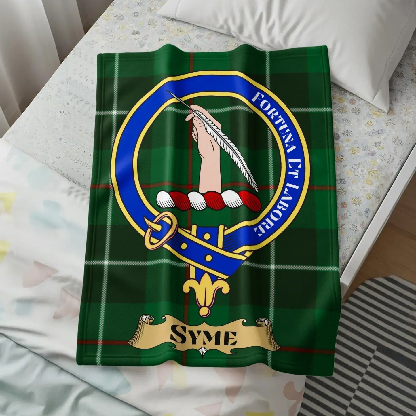 Fortuna Et Labore Syme Tartan Crest product