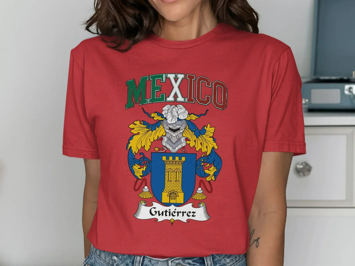 Mexico Gutierrez Family Crest T-Shirt product
