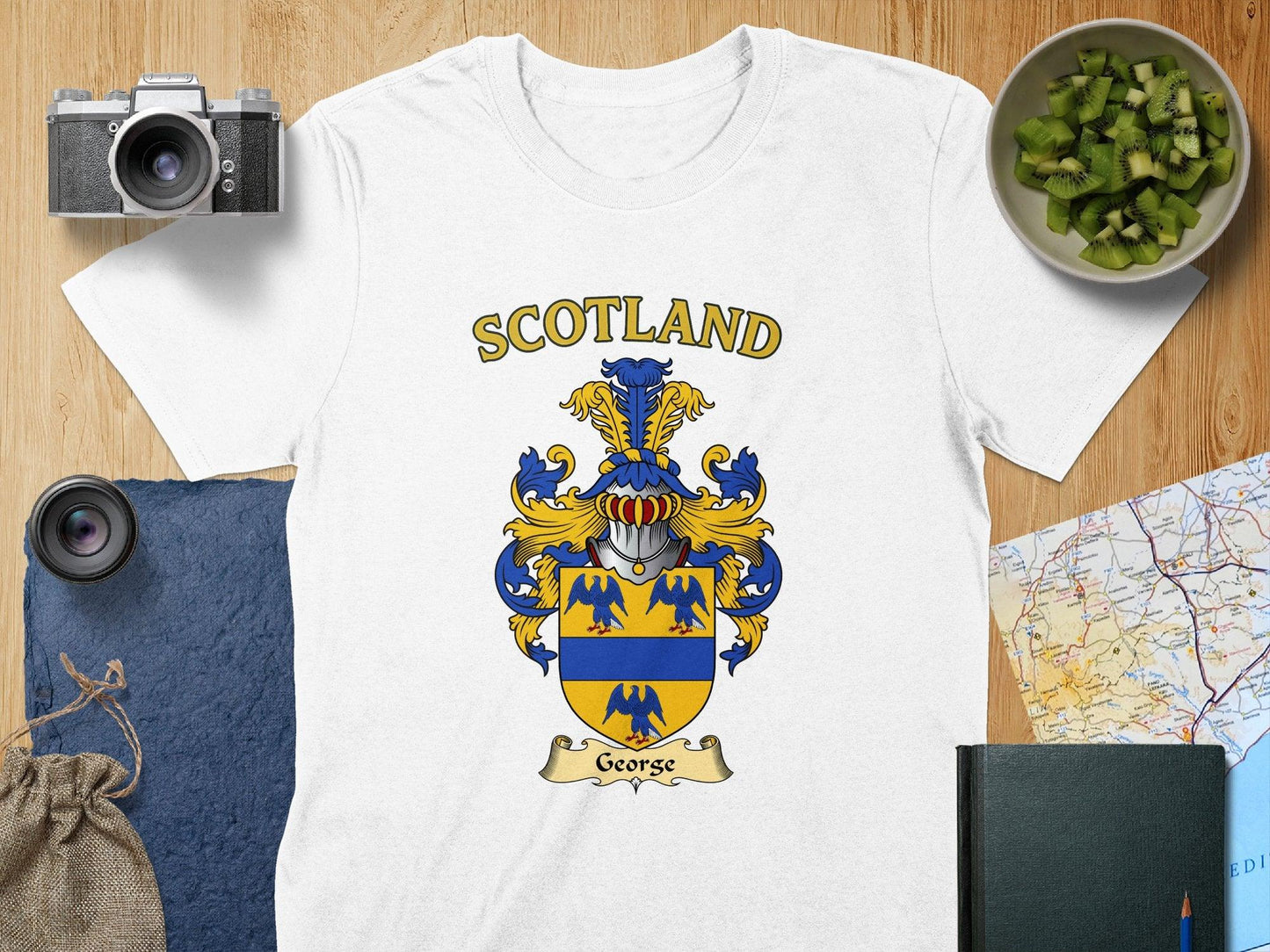 Scotland Family Crest George Print T-Shirt product type