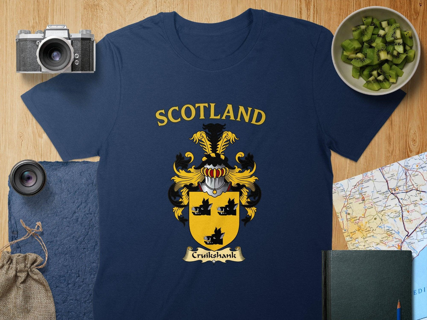 Cruikshank Clan Family Crest Scotland T-Shirt - Celtic Ancestry Gifts