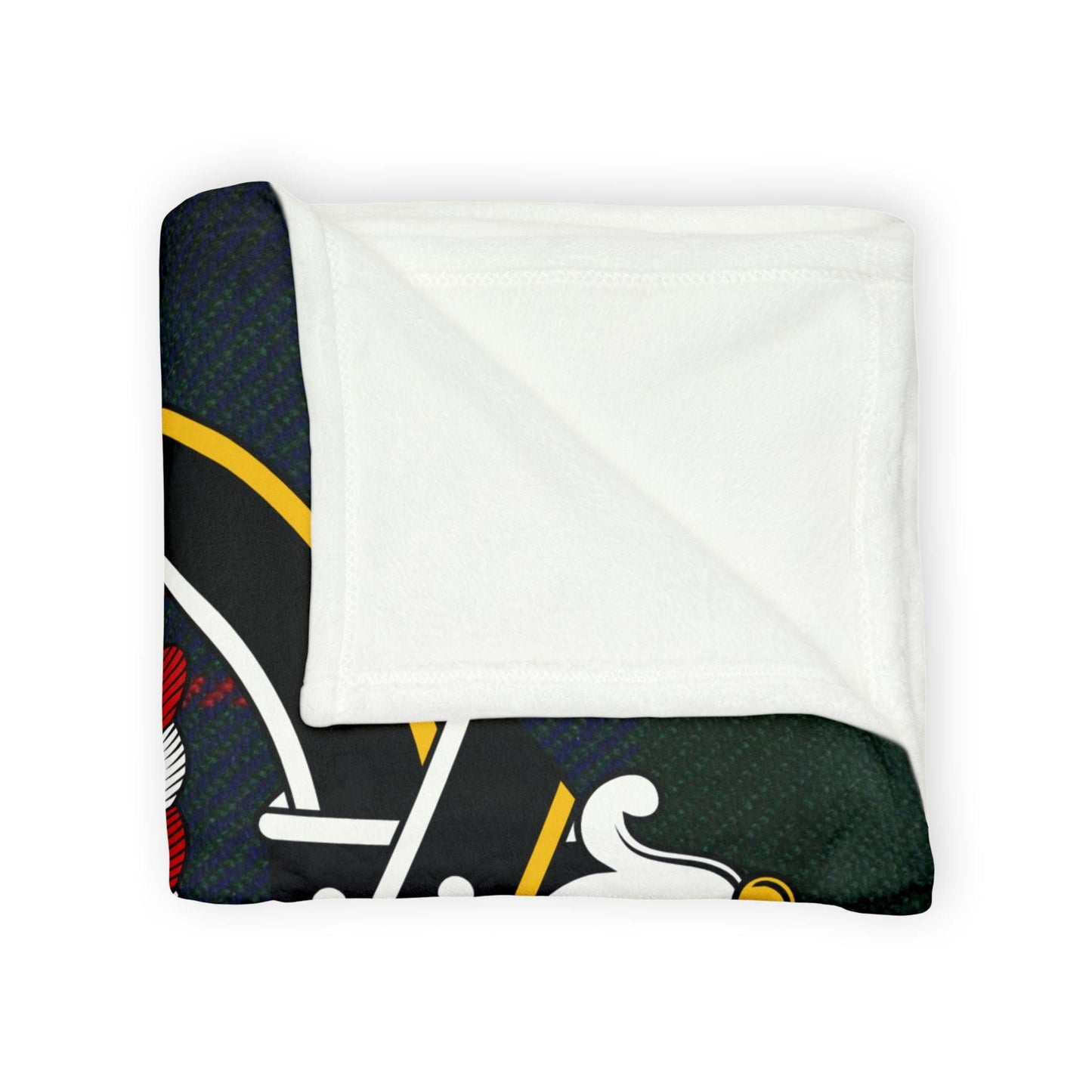 Dundas Clan Tartan Blanket – Scottish Crest Throw