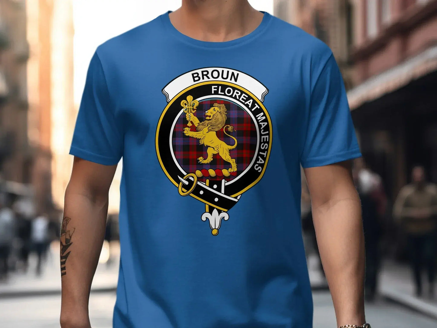 Broun Floreat Majestas Lion Graphic T-shirt product type