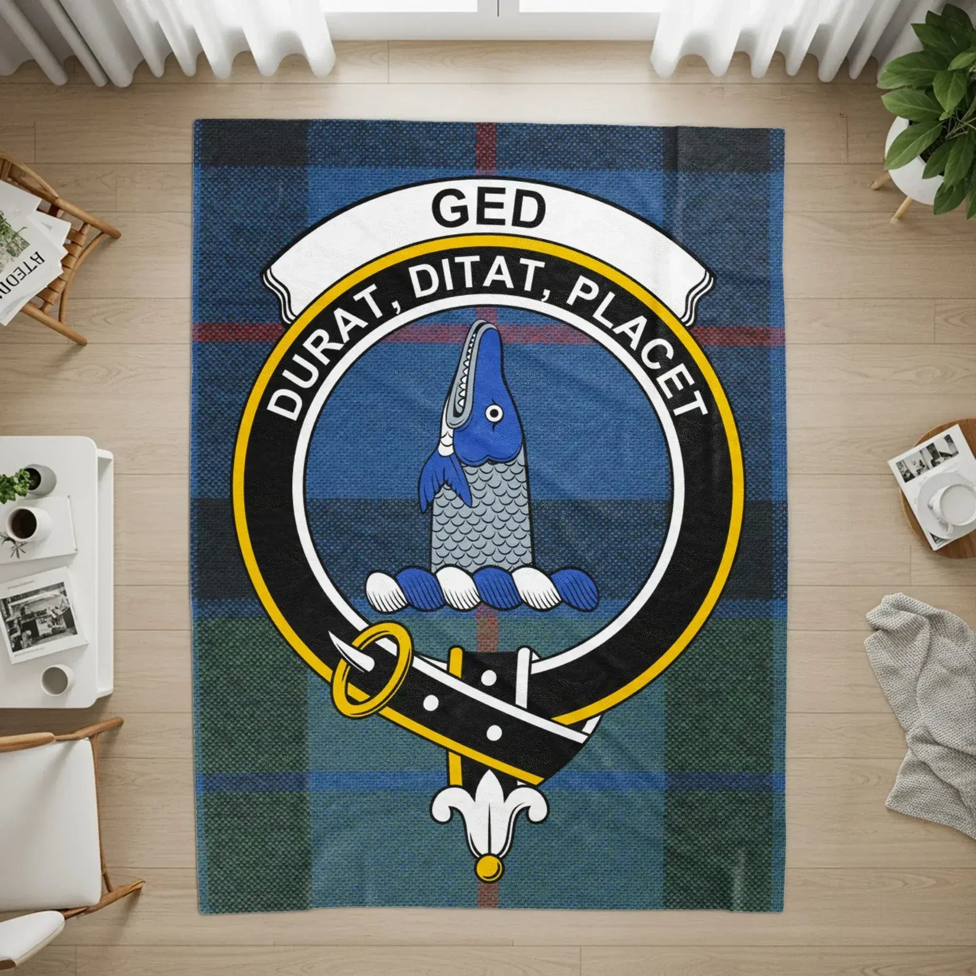 Traditional Scottish Clan Crest Decorative Rug product