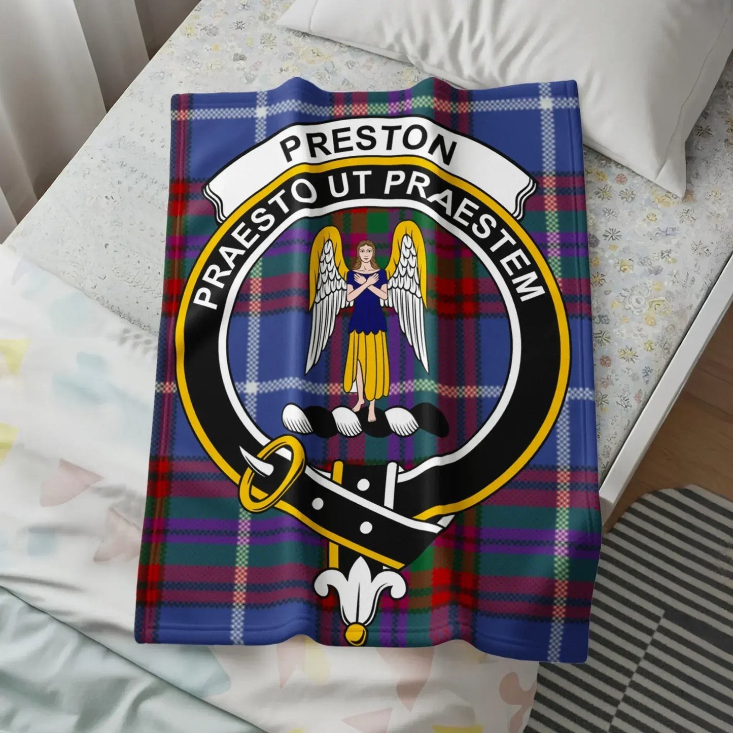 Preston Praesto Ut Praestem Plaid Blanket product type