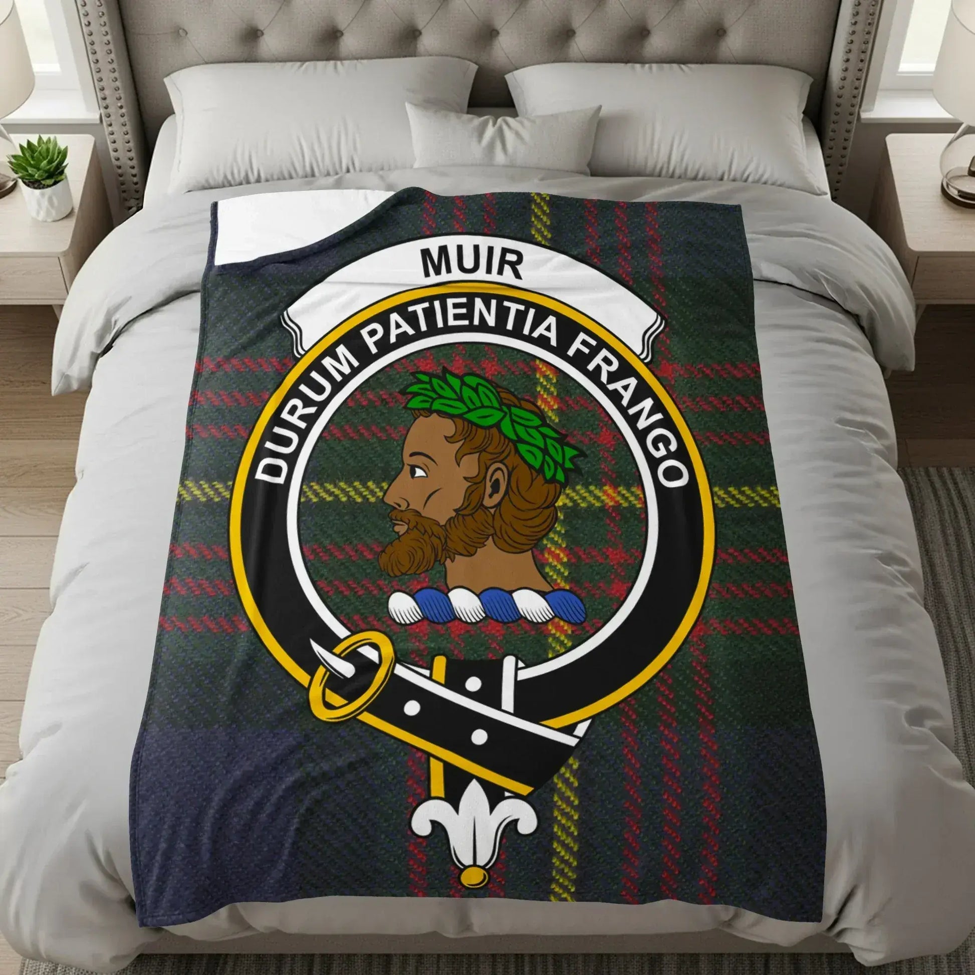Muir Crest Plaid Pattern Blanket Home Decor product