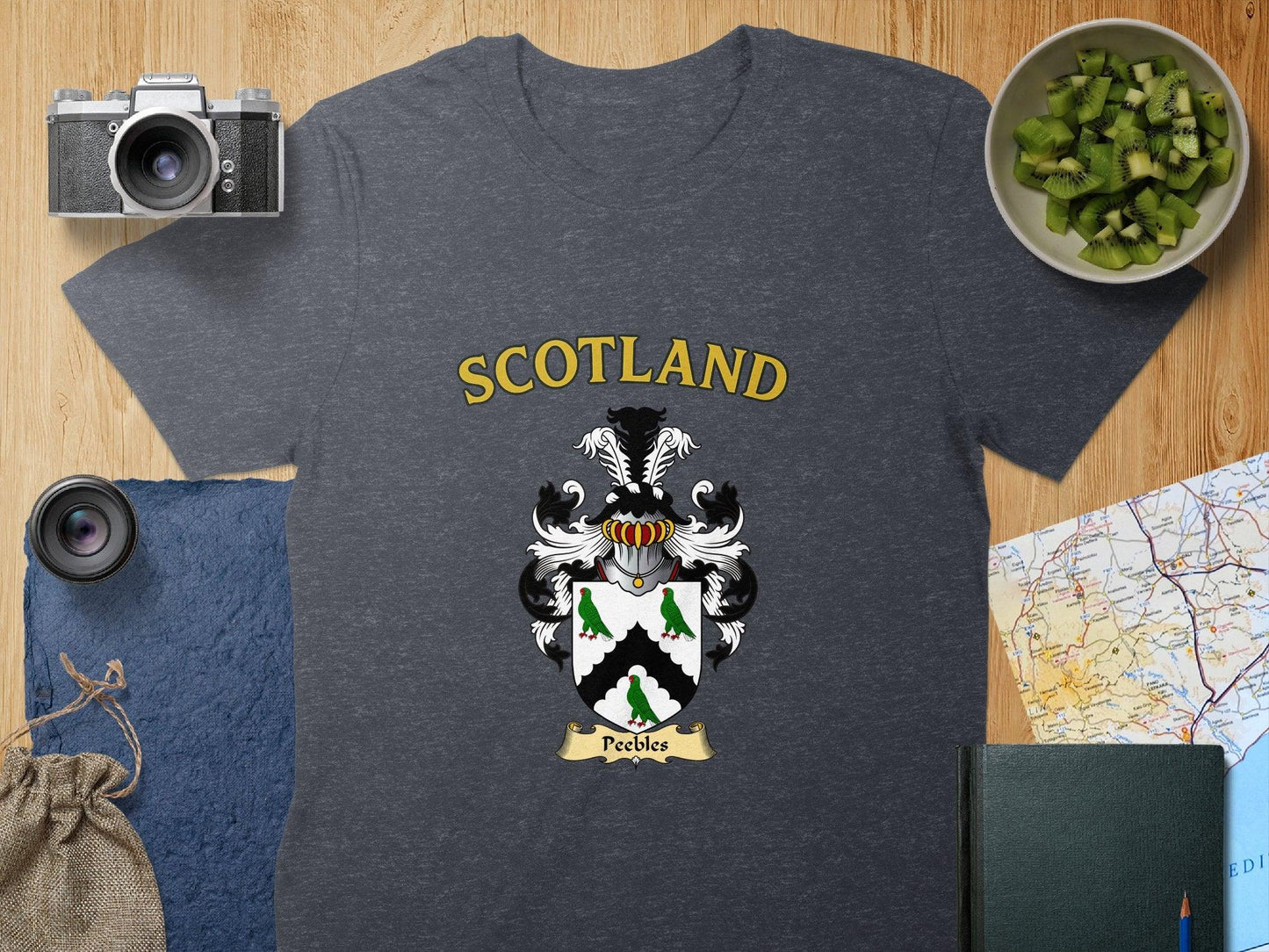 Scotland Peebles Family Crest T-shirt product type