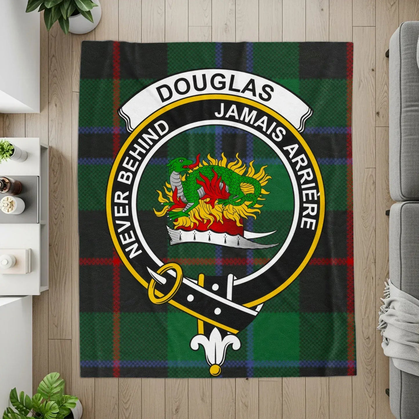 Douglas Never Behind Jamais Arriere Blanket product