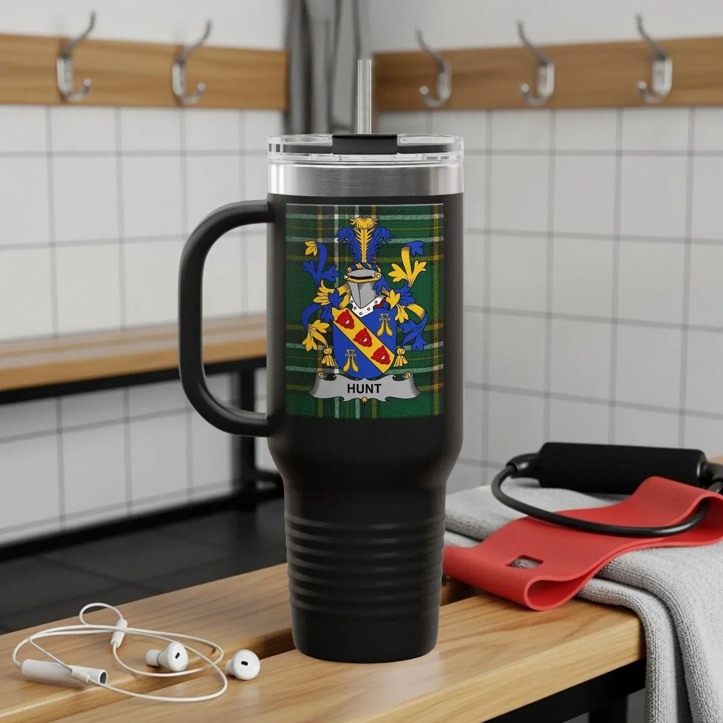 Family Crest Design Personalized Travel Mug product type