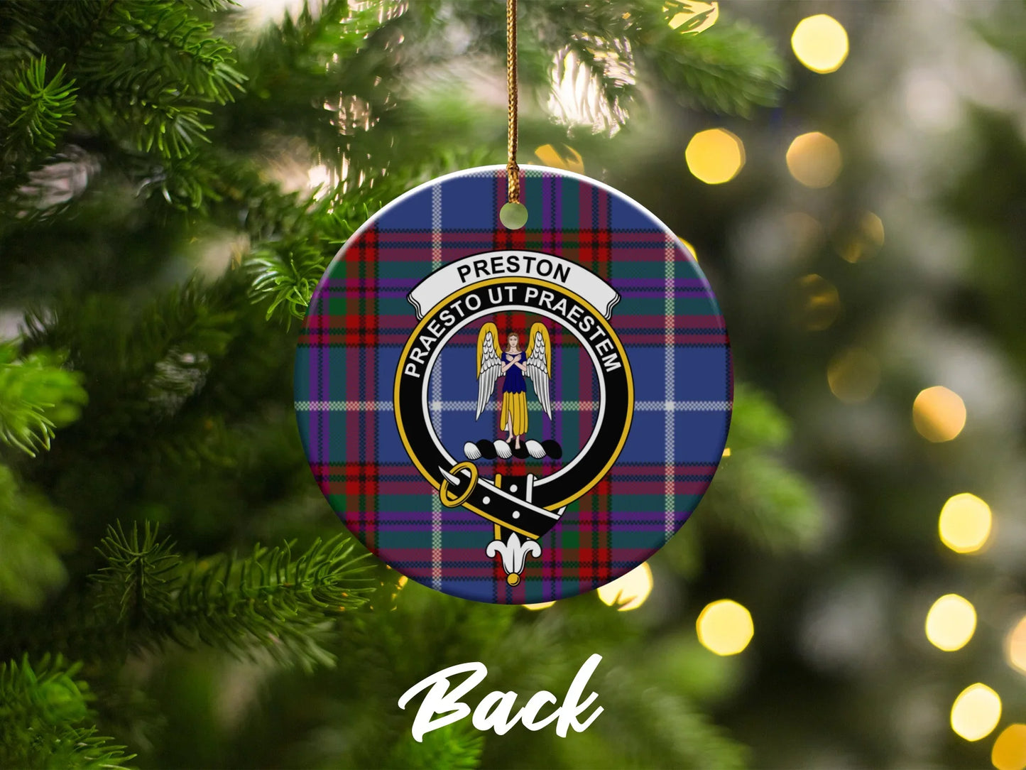 Preston Crest Christmas Tree Ornament product