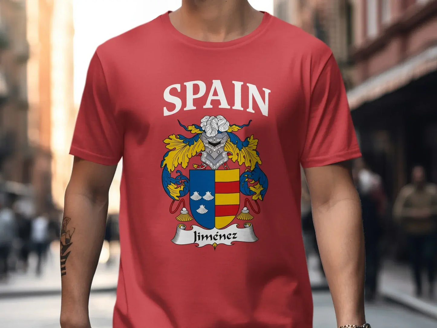 Spain Jiménez Coat of Arms Graphic T-Shirt product type