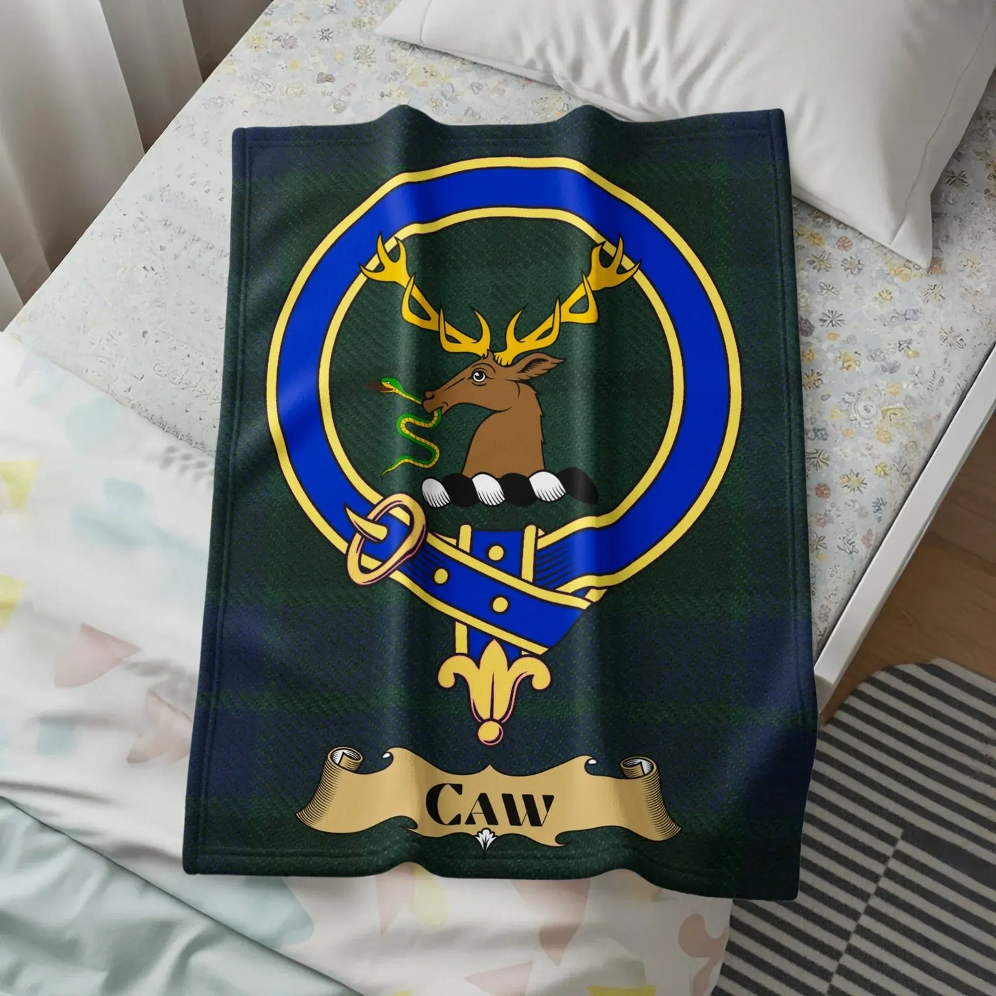 Cozy Deer Design Printed Blanket product