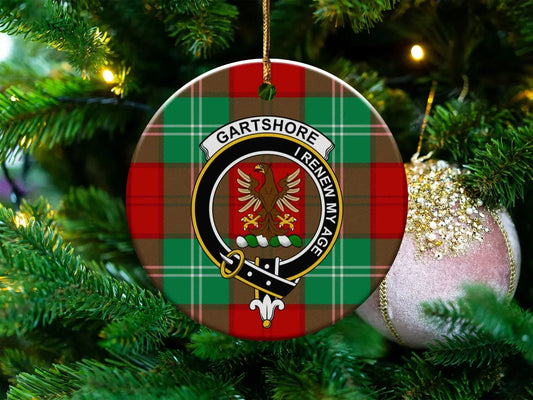 Gartshore I Renew My Age Clan Crest Ornament product type