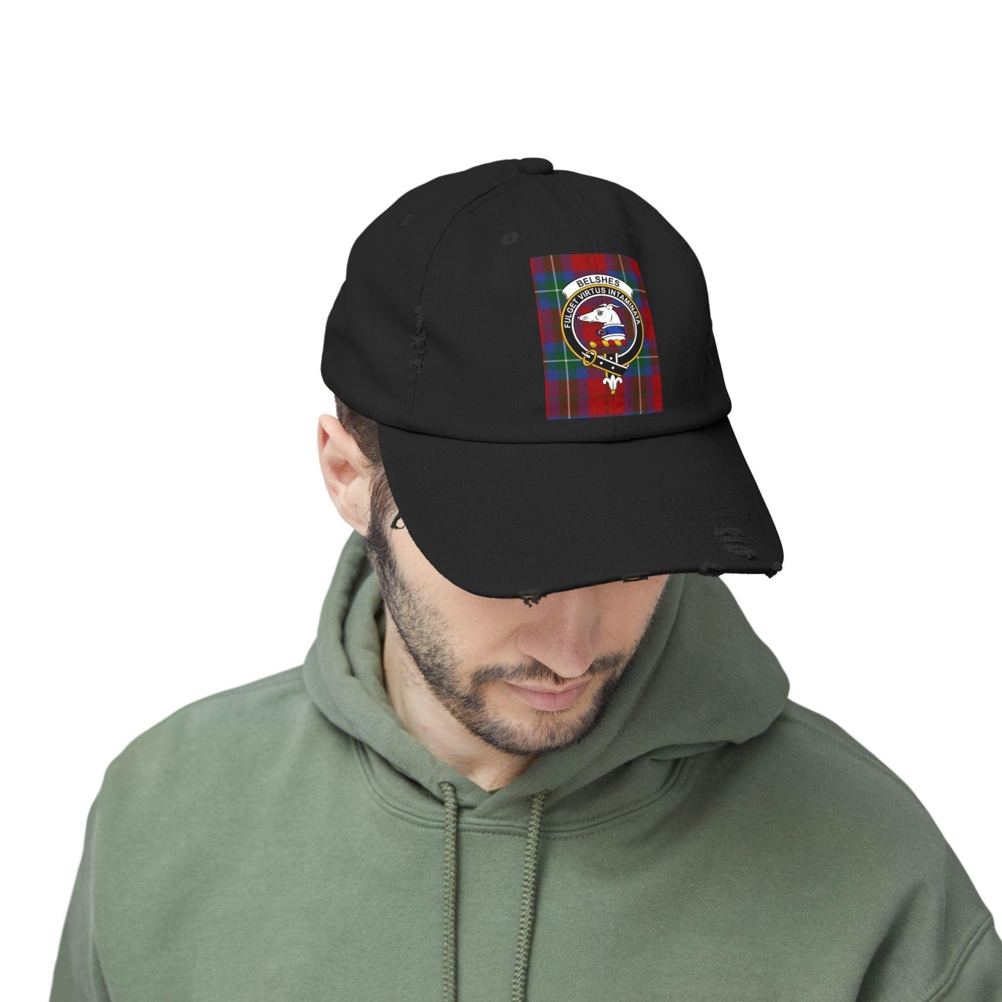 Belshe Clan Crest Scottish Baseball Cap - Celtic Ancestry Gifts