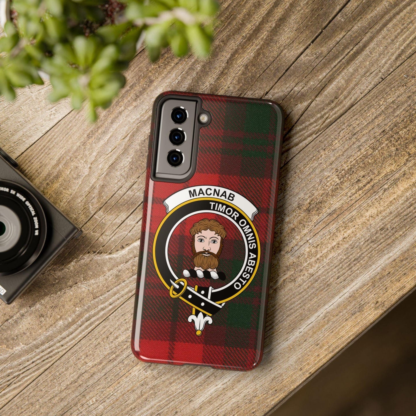 Macnab Clan Tartan Design Cell Phone Case - Celtic Ancestry Gifts