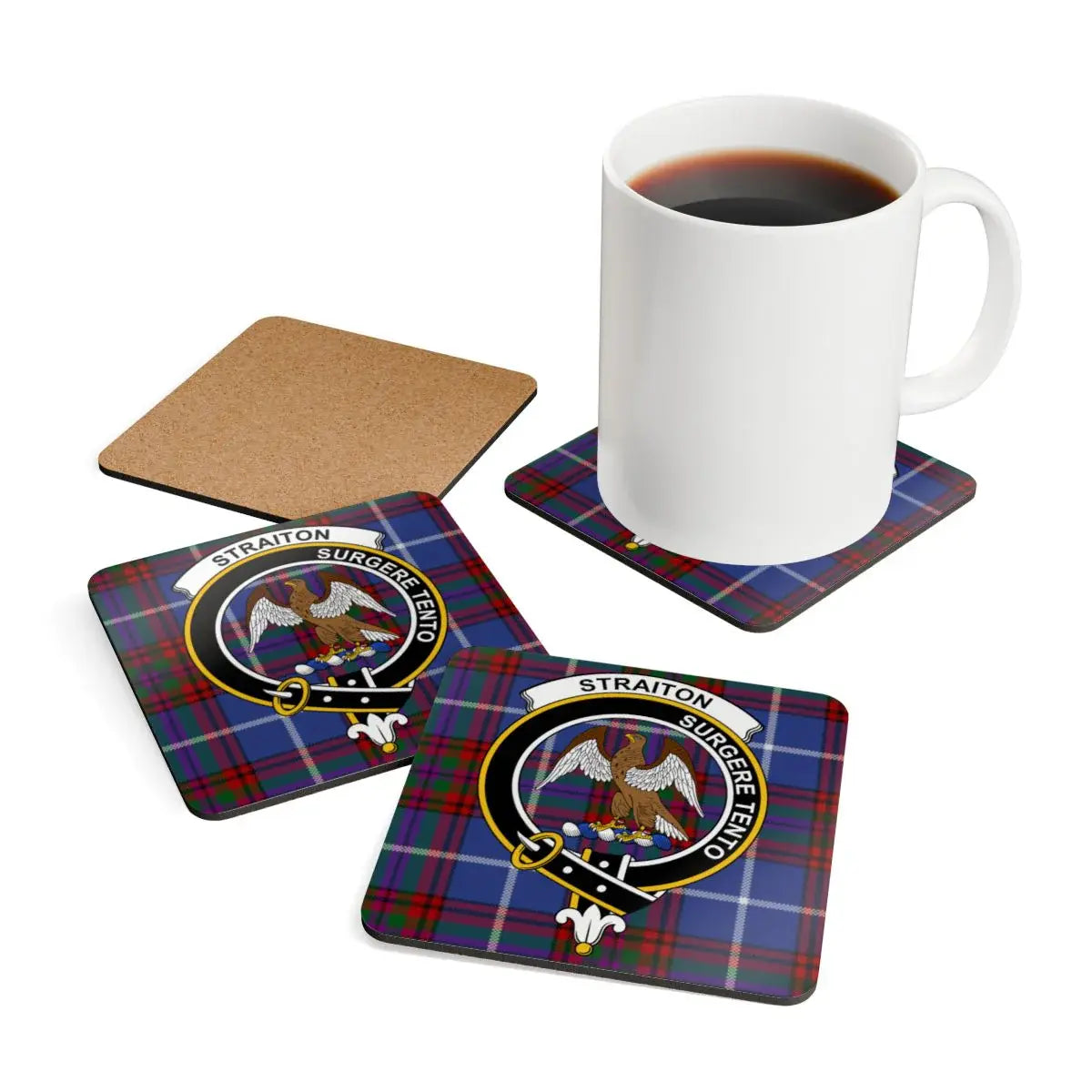 Classic Tartan Pattern Square Coasters Product