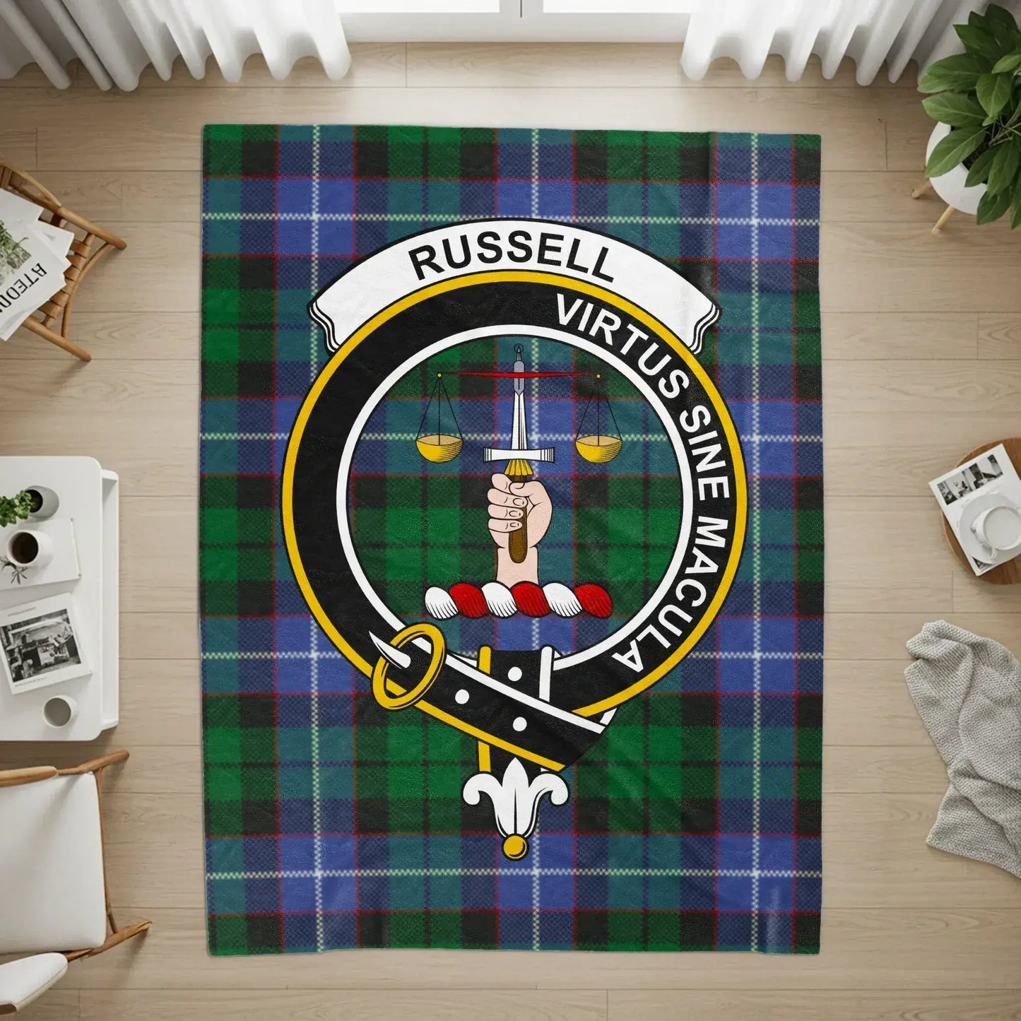 Russell Virtus Sine Macula Tartan Rug product
