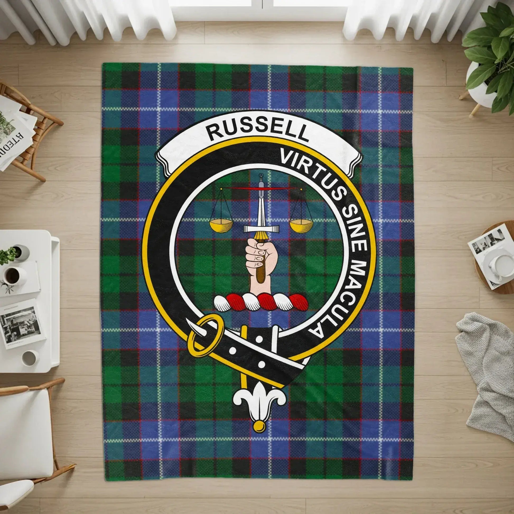 Russell Virtus Sine Macula Tartan Rug product