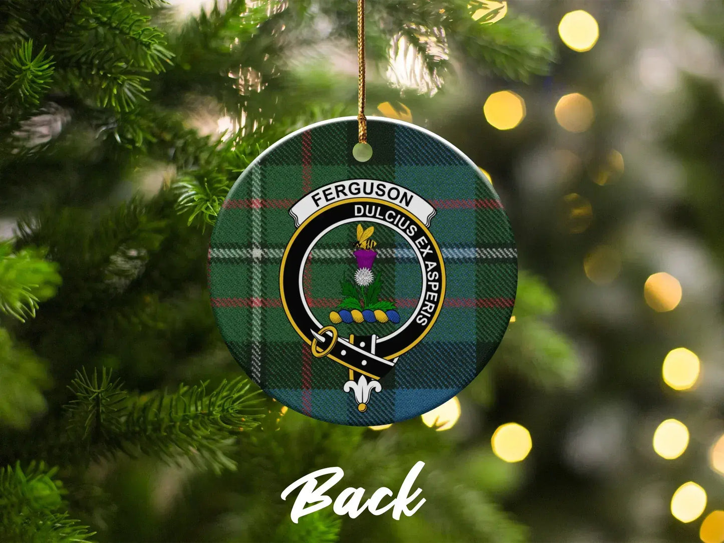 Personalized Ferguson Family Crest Ornament product