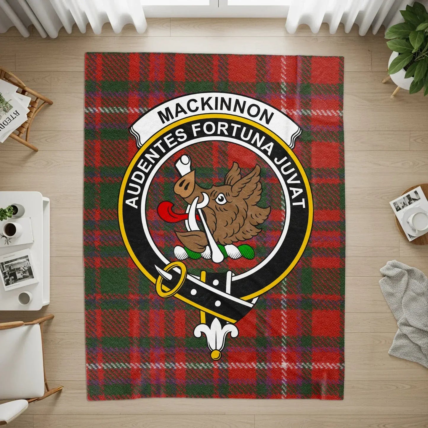 Clan Crest Tartan Rug for Home Decor product type