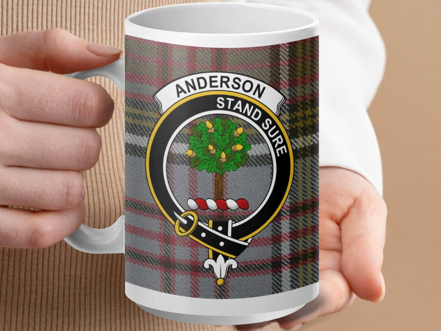 Anderson Stand Sure Clan Crest Plaid Mug product