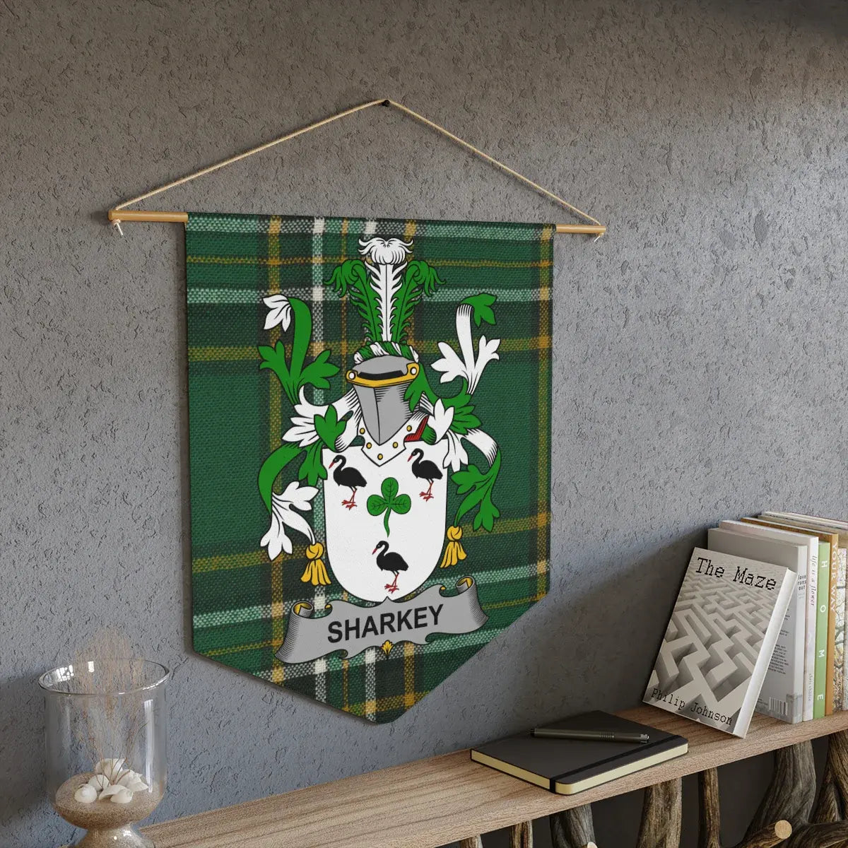 Heraldic Family Crest Decor Wall Hanging product