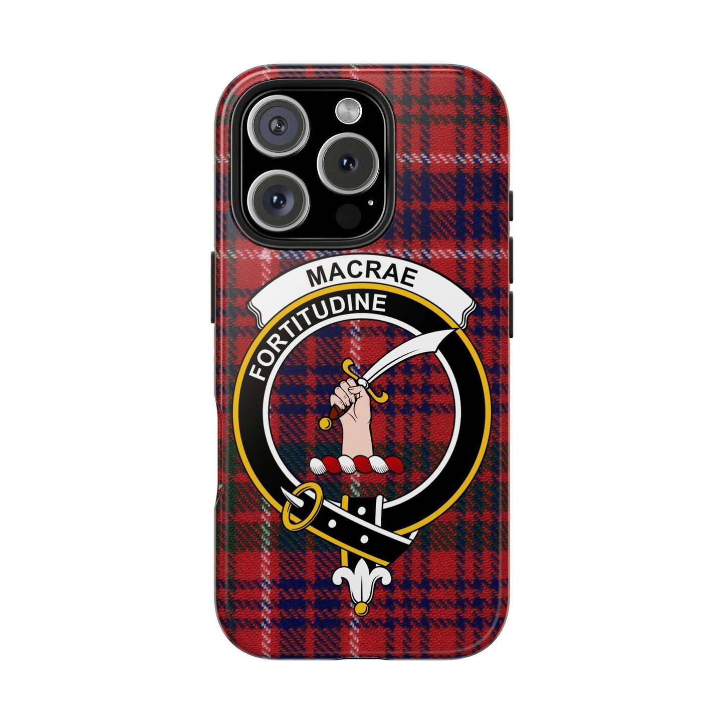 MacRae Clan Scottish Tartan Cell Phone Case - Celtic Ancestry Gifts