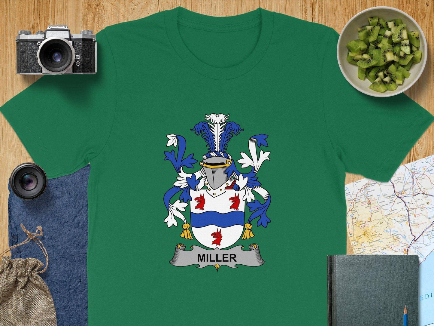 Family Crest Miller Design Graphic Tee product type