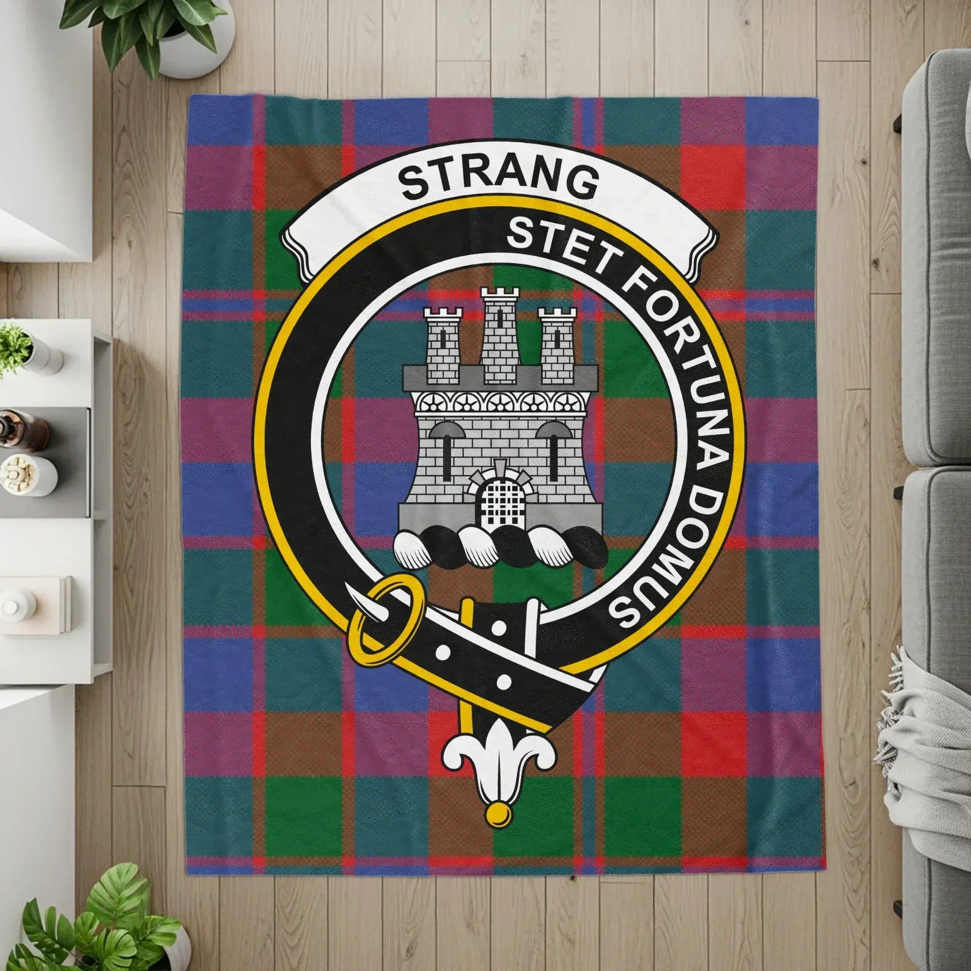 Strang Stet Fortuna Domus Plaid Pattern product type