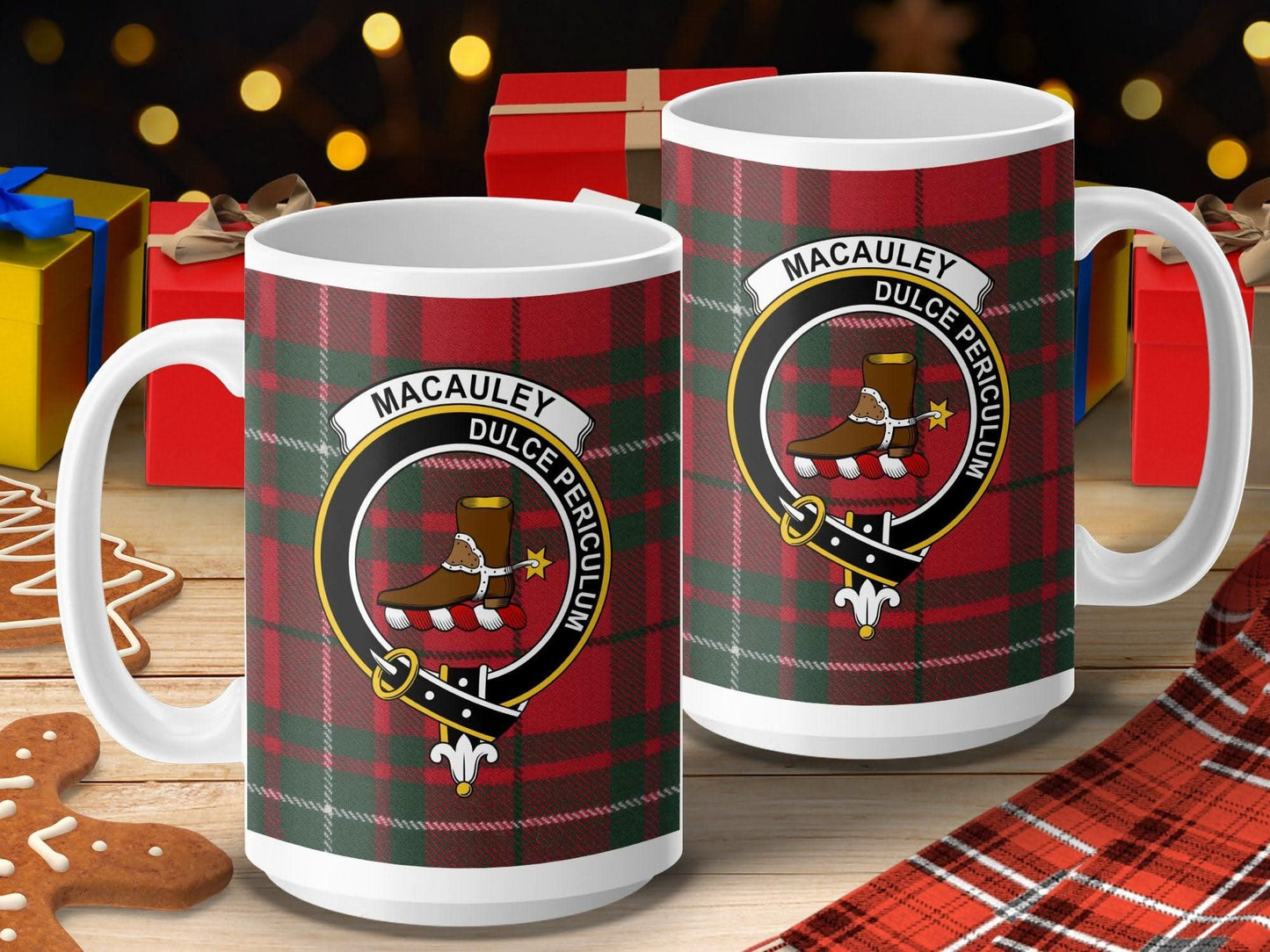 Macauley Dulce Periculum Plaid Mug Gift product