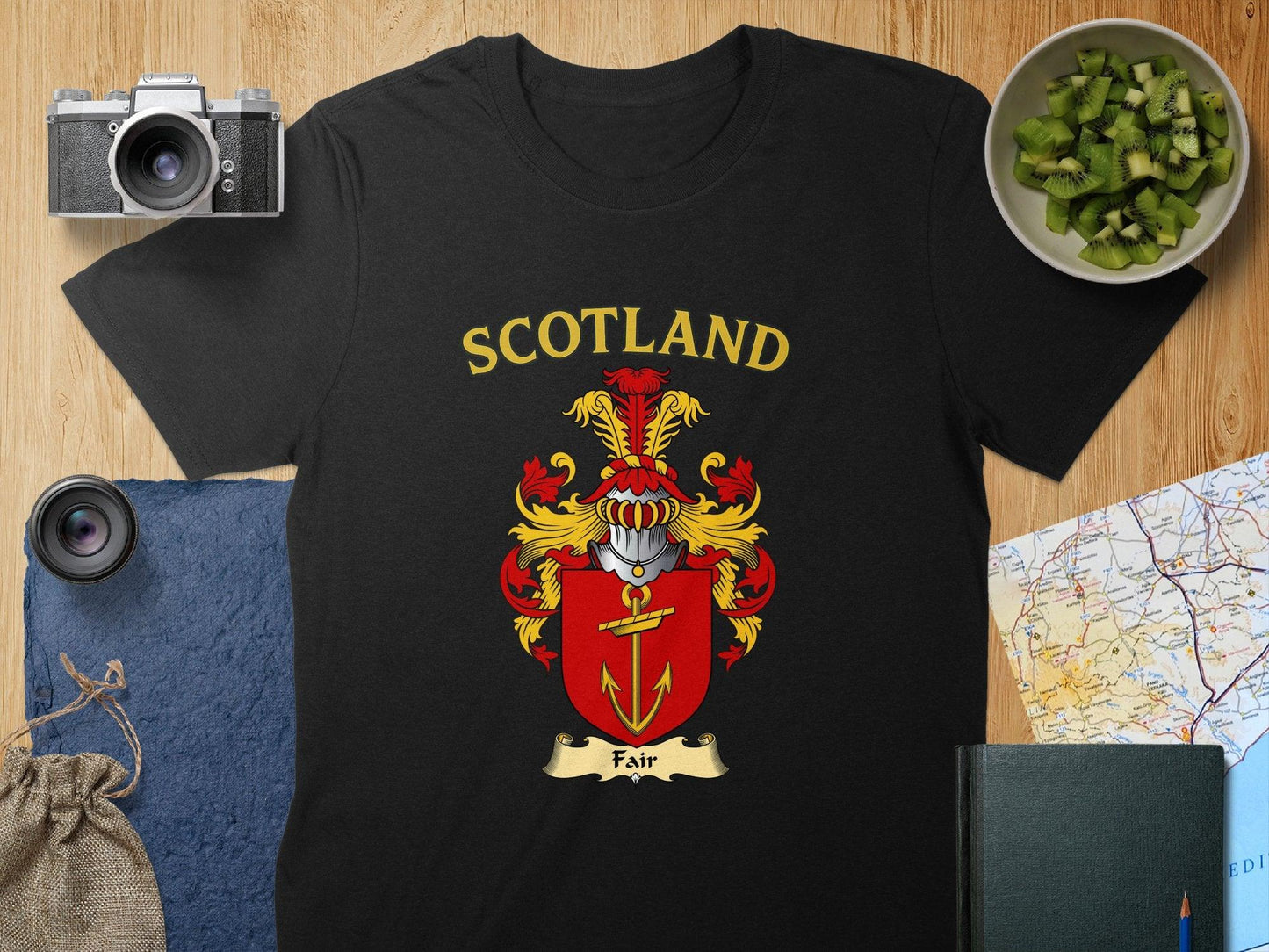Scotland Fair Emblem T-Shirt for a Bold Casual product