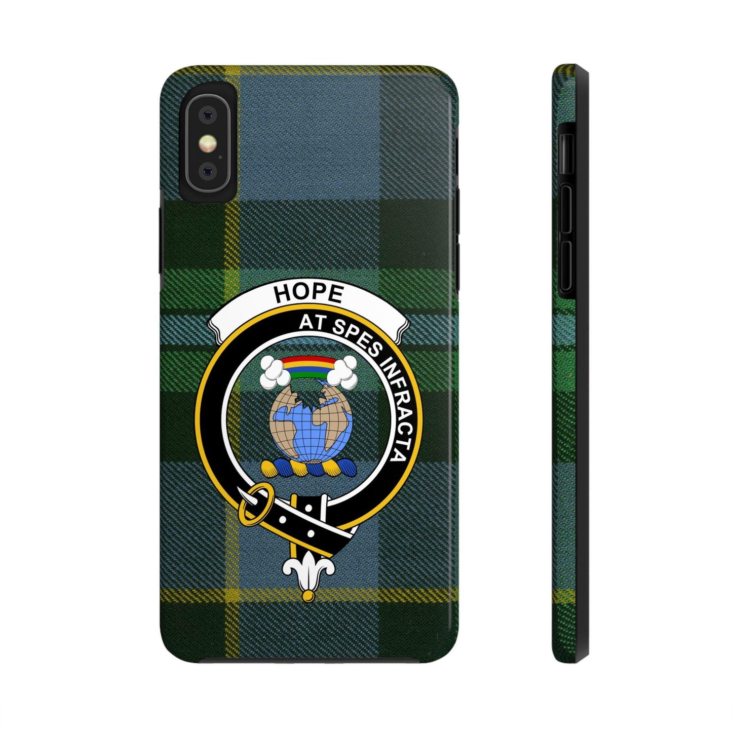 Scott Clan Crest Tartan Green Pattern Cell Phone Case